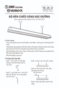 Bộ đèn chiếu sáng học đường SPP