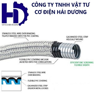 ỐNG RUỘT GÀ THÉP BỌC NHỰA PVC BỌC LƯỚI INOX 304