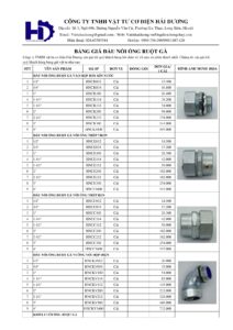 Bảng giá Đầu nối ống ruột gà cơ điện Hải Dương