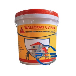 Buildmix Wallcoat UV-Flex Sơn chống thấm Acrylic đàn hồi cao, chống nứt