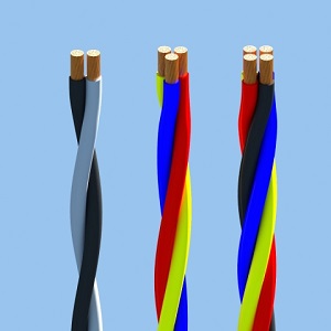 CÁP DUPLEX, RUỘT ĐỒNG, CÁCH ĐIỆN PVC