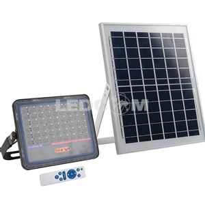 Đèn pha LED năng lượng mặt trời SL02, ánh sáng trắng 100W