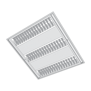 Máng đèn tán quang có lỗ thoát khí