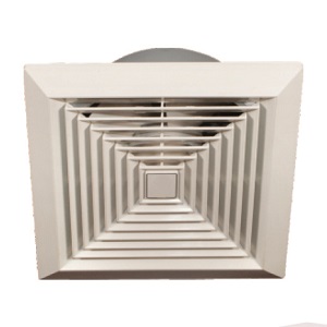 Quạt hút gắn trần ống hút thẳng – thân nhựa