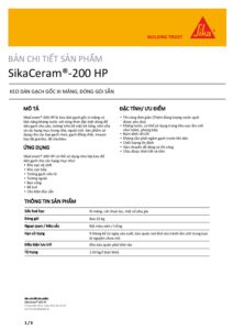 Tài liệu SikaCeram®-200 HP